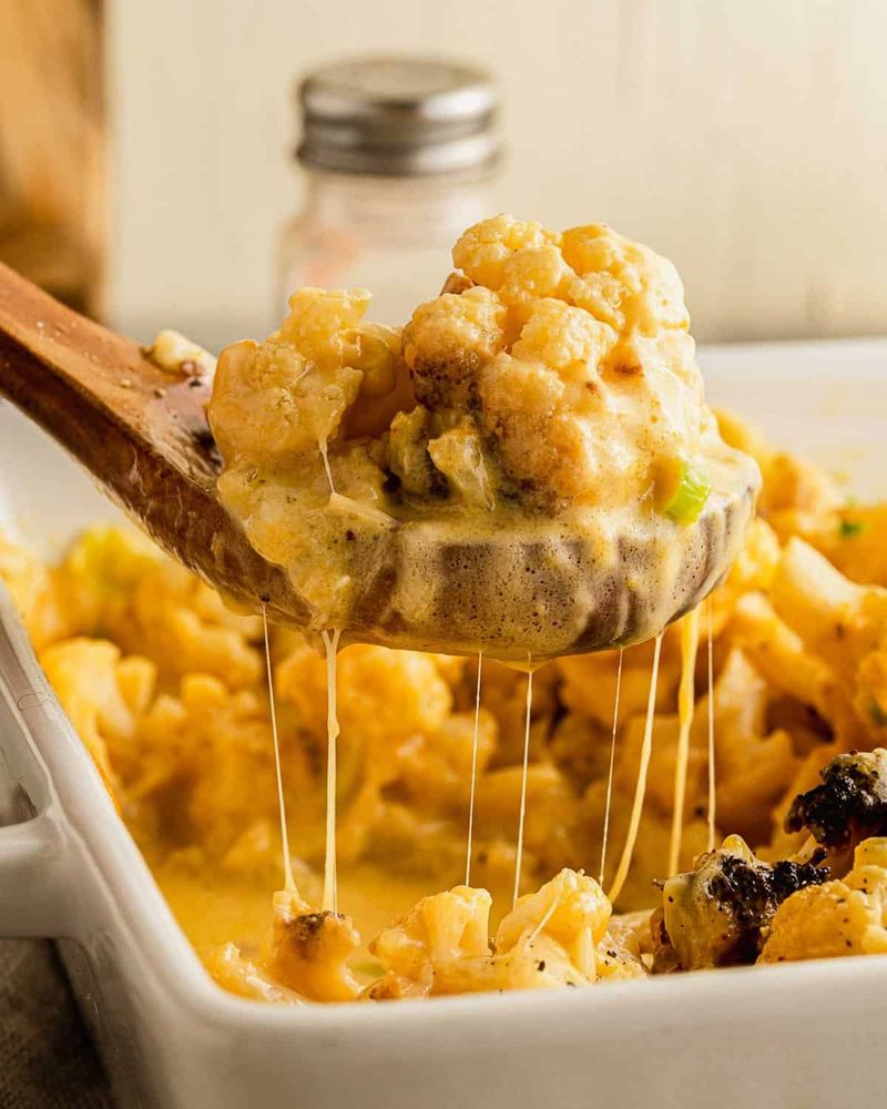Cheesy Cauliflower Bake