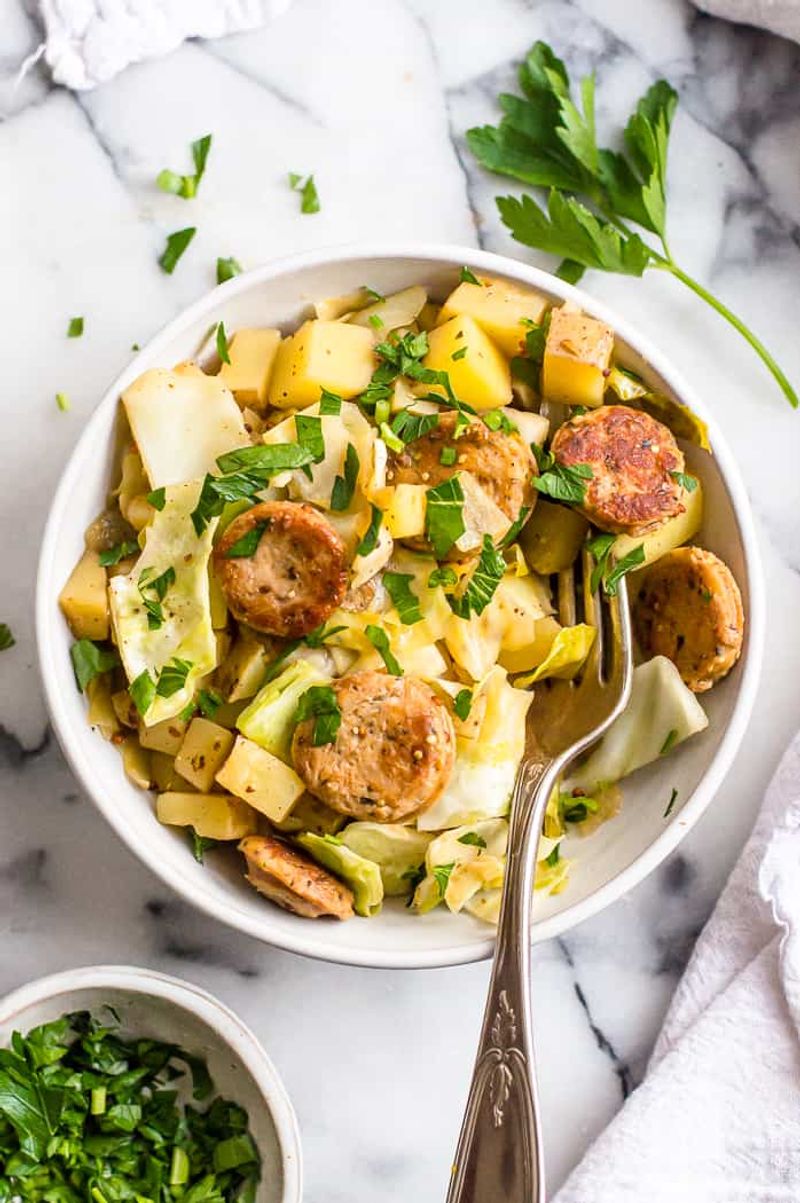 Potato and Cabbage Skillet