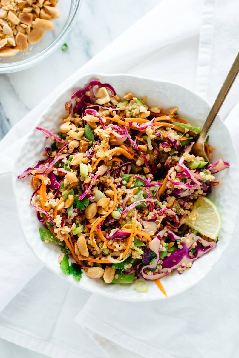 Thai Peanut Cabbage Crunch Salad