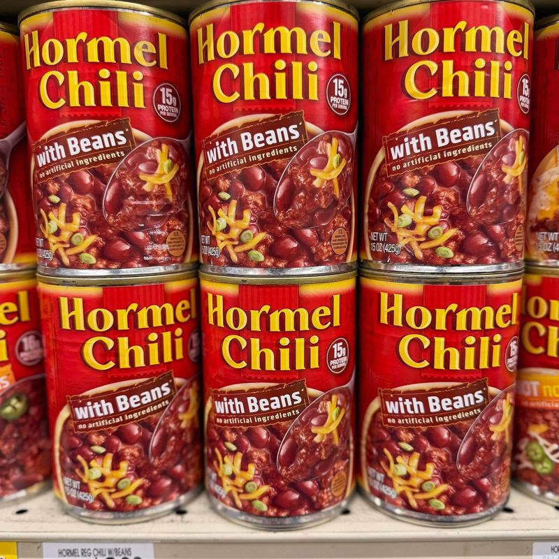 Canned Chili (Beef, Turkey, or Veggie)