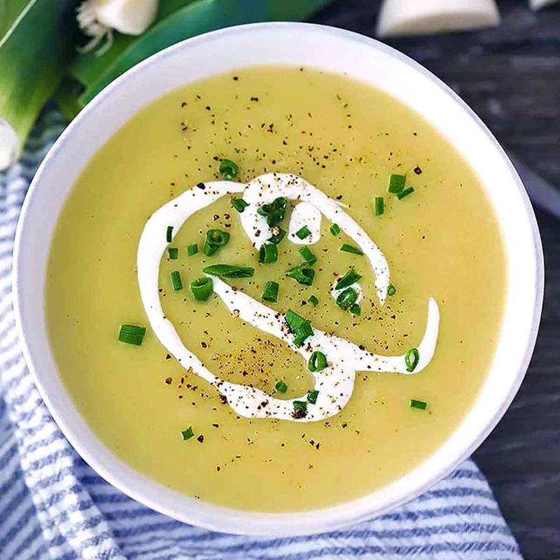Potato leek soup