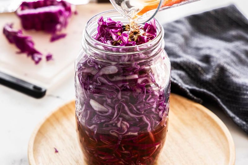 Quick Pickled Cabbage
