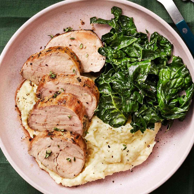 Garlic Herb Roasted Pork Tenderloin