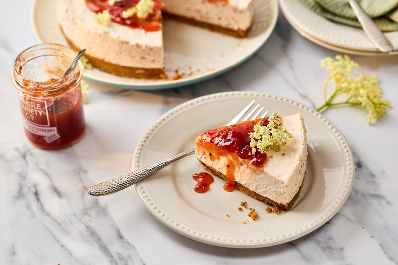 Lemon Elderflower Cheesecake