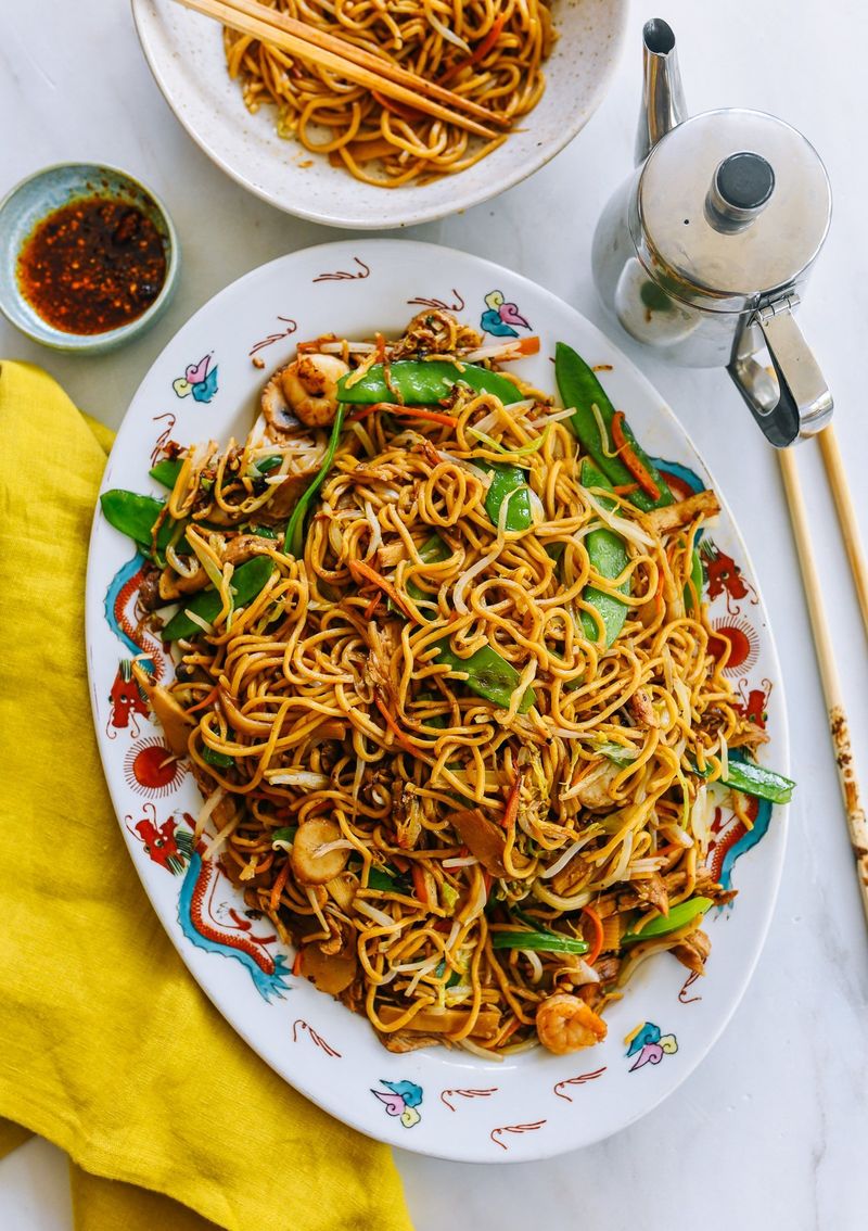 Lo Mein With Mixed Vegetables