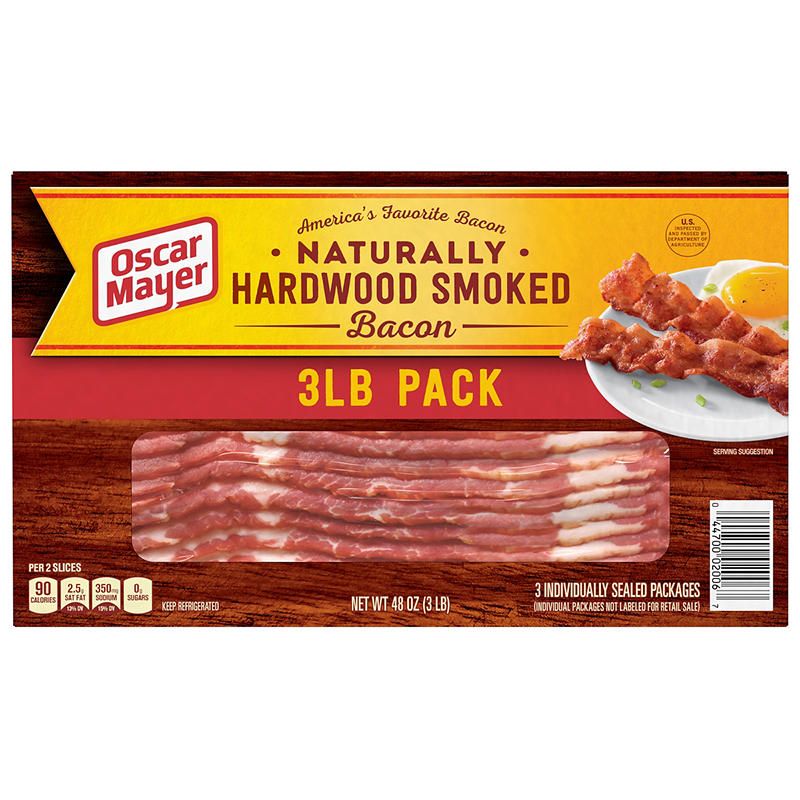 Oscar Mayer Naturally Hardwood Smoked Bacon