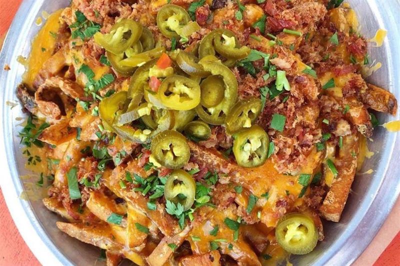 Oklahoma - Frybread Fry Nachos at The Loaded Bowl