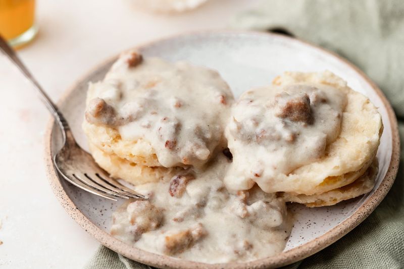 Biscuits and Sausage Gravy (Indiana)