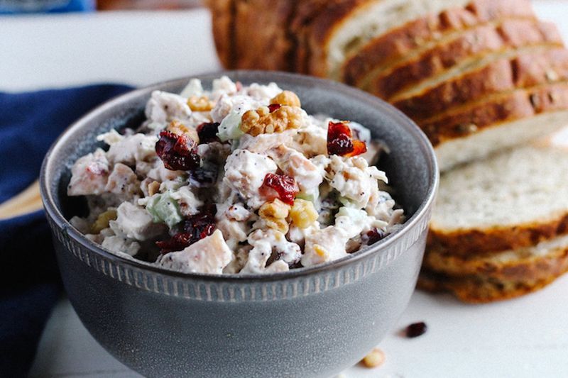 Cranberry Walnut Chicken Salad