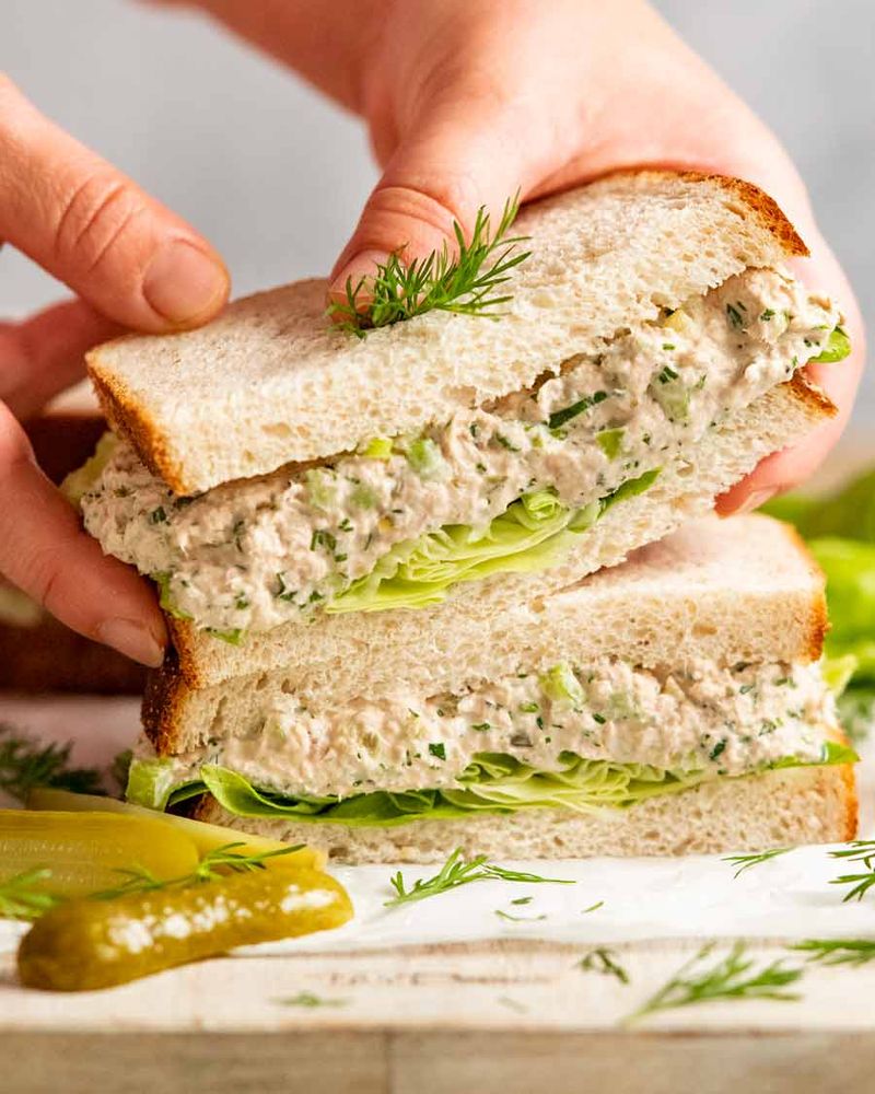 Tuna salad sandwiches