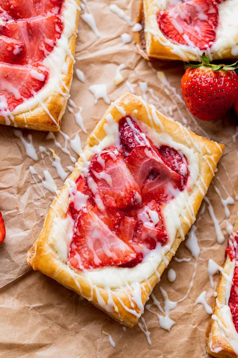 Strawberry Cream Cheese Danish Bake