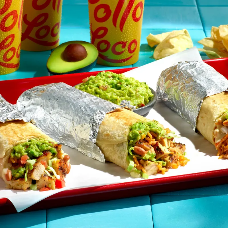 El Pollo Loco Chicken Avocado Burrito