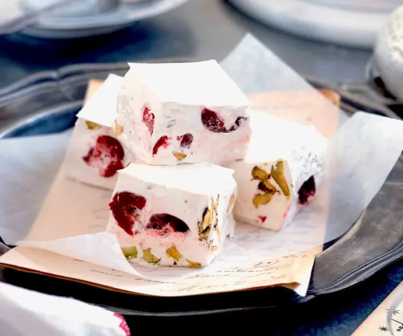 Pistachio Nougat Bites