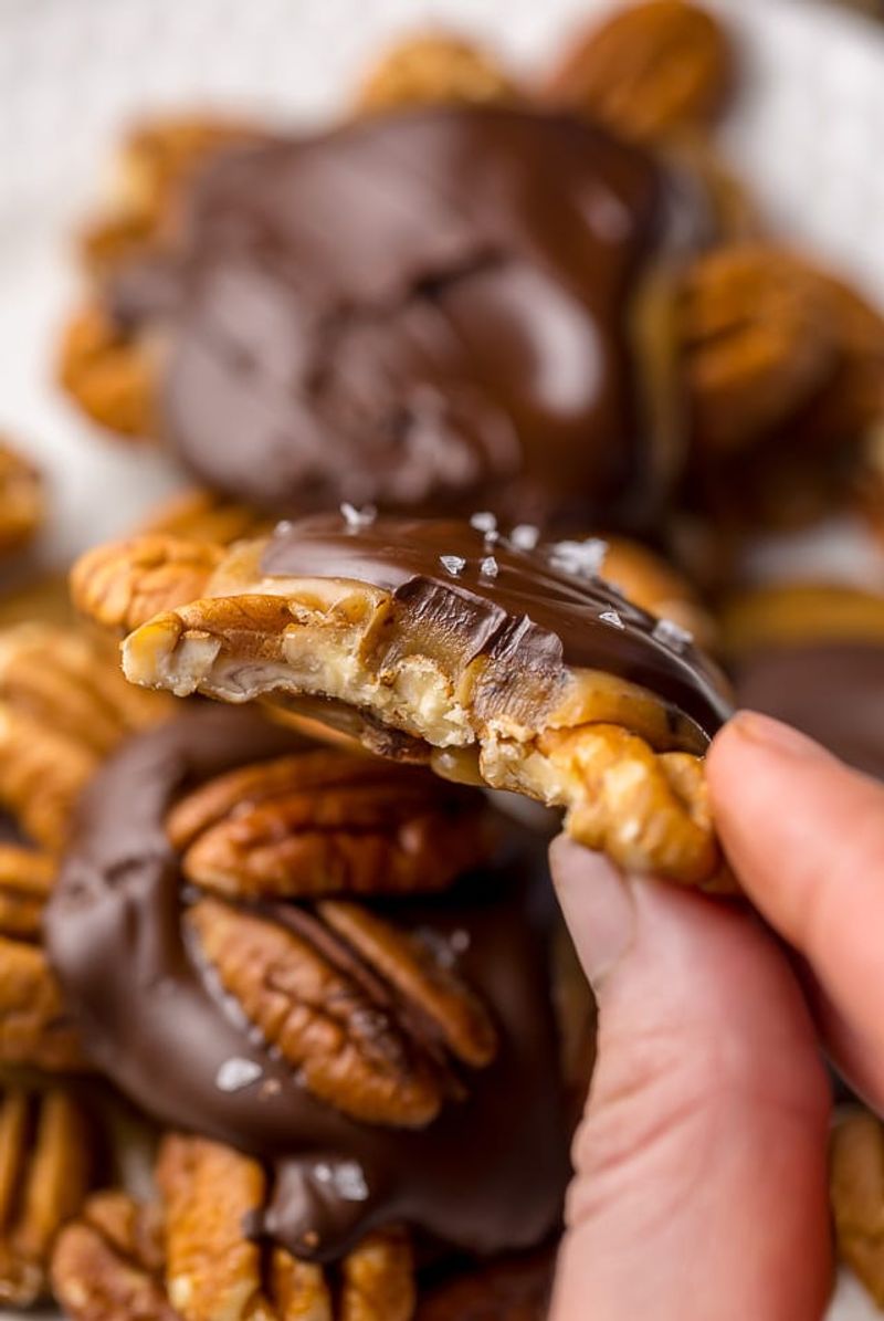 Salted Caramel Turtles