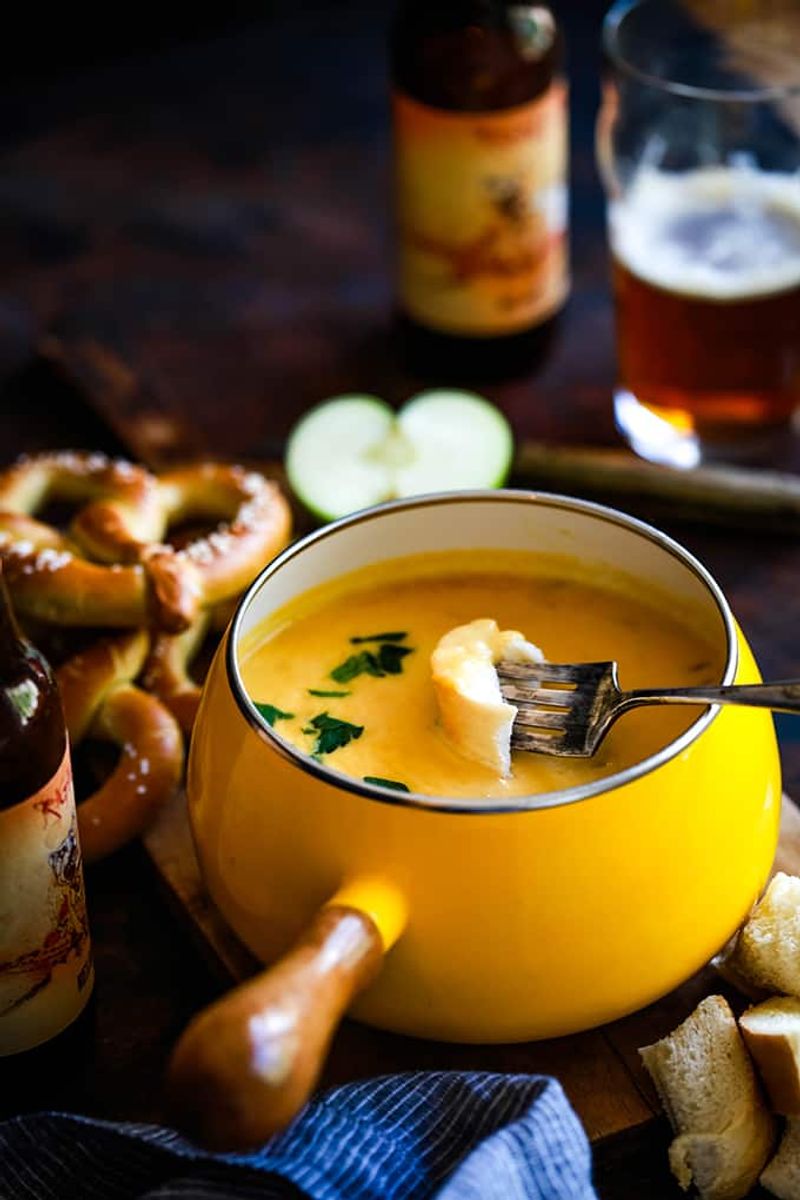 Guinness cheese fondue
