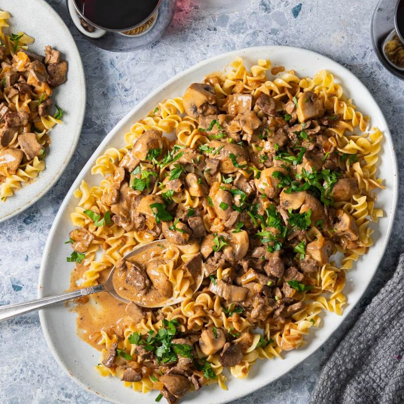 Beef Stroganoff (Old-School Style)