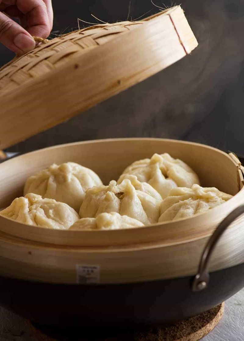 Steam for dumplings and fluffy buns