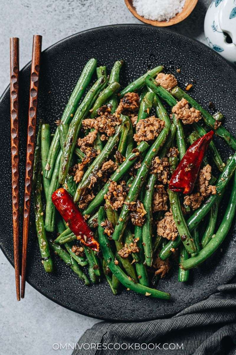 Sichuan Dry Fried Green Beans