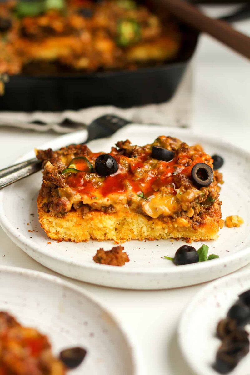 Sausage Cornbread Tamale Pie