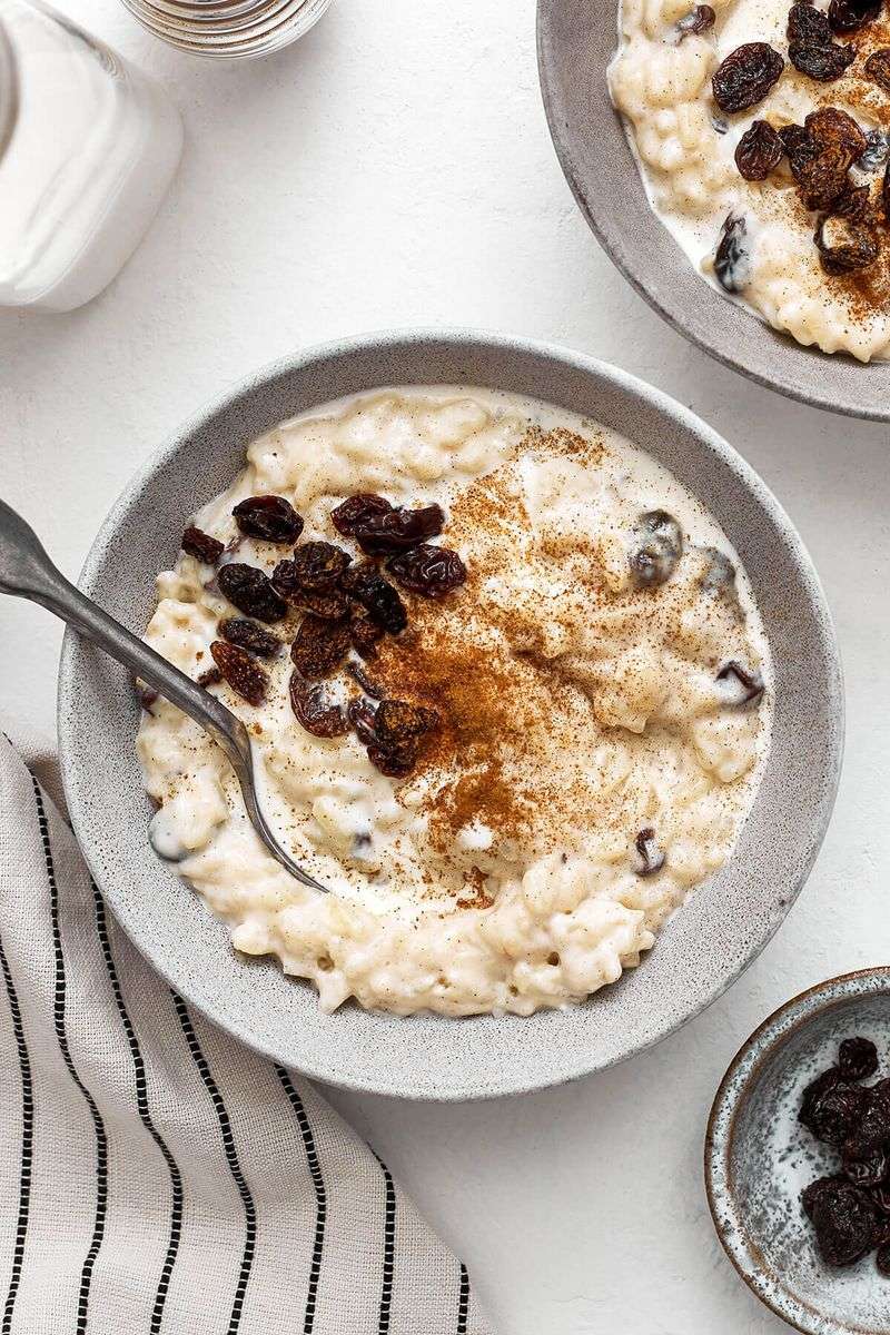 Rice Pudding with Raisins