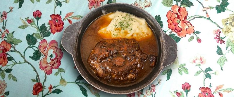 Mystery Meat Patty with Gravy