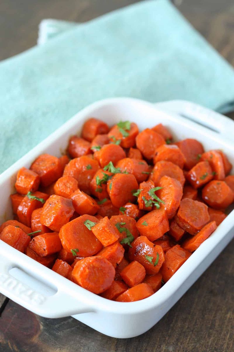 Honey-Glazed Carrot Coins