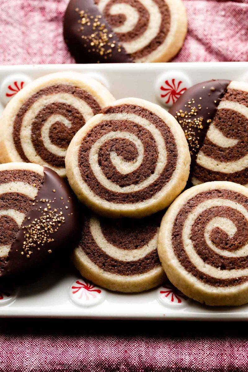 Chocolate Marshmallow Pinwheel Cookies