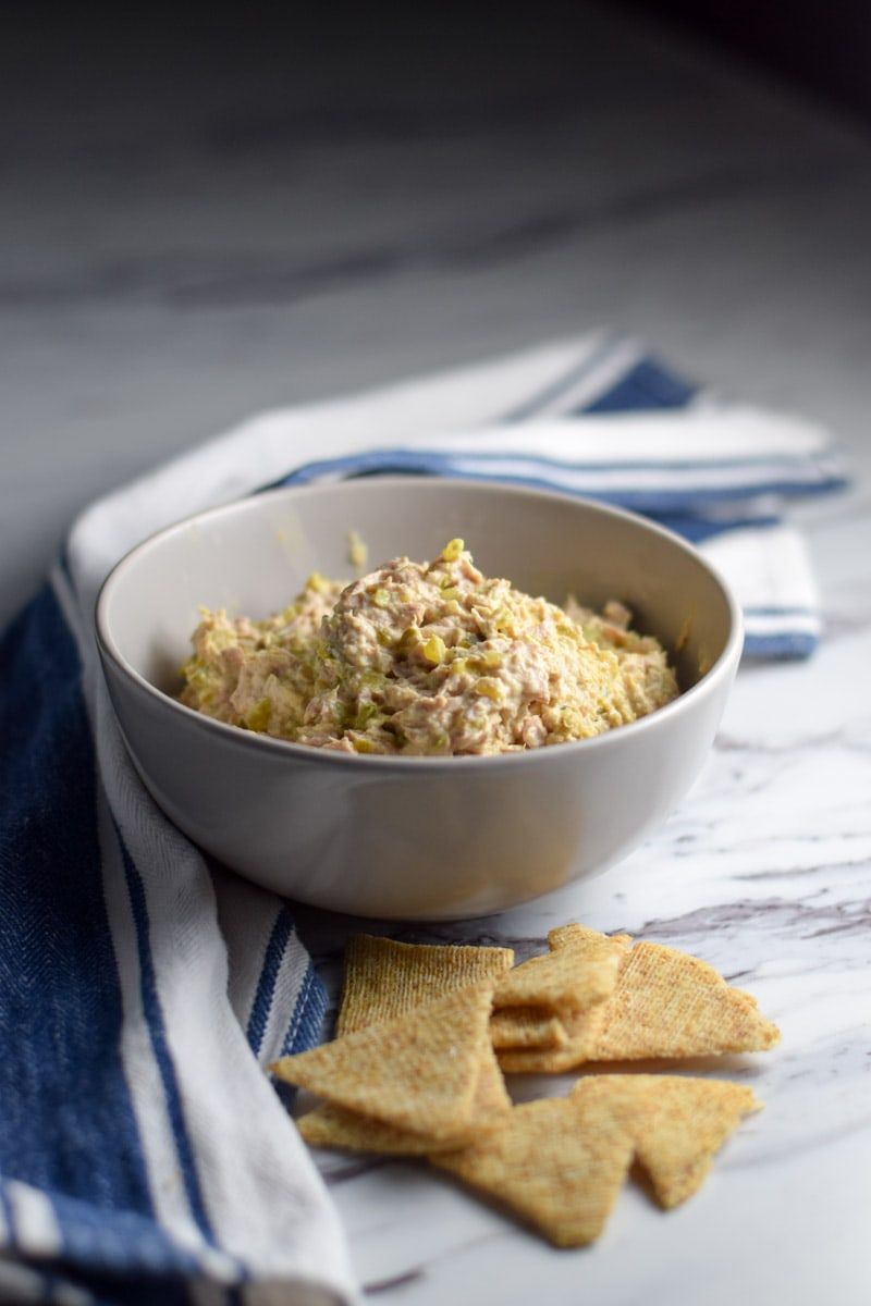 Whole Grain Crackers And Tuna