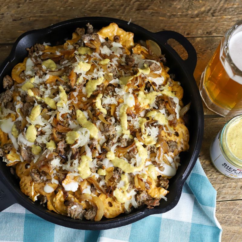 Wisconsin - Beer-Brat Nachos