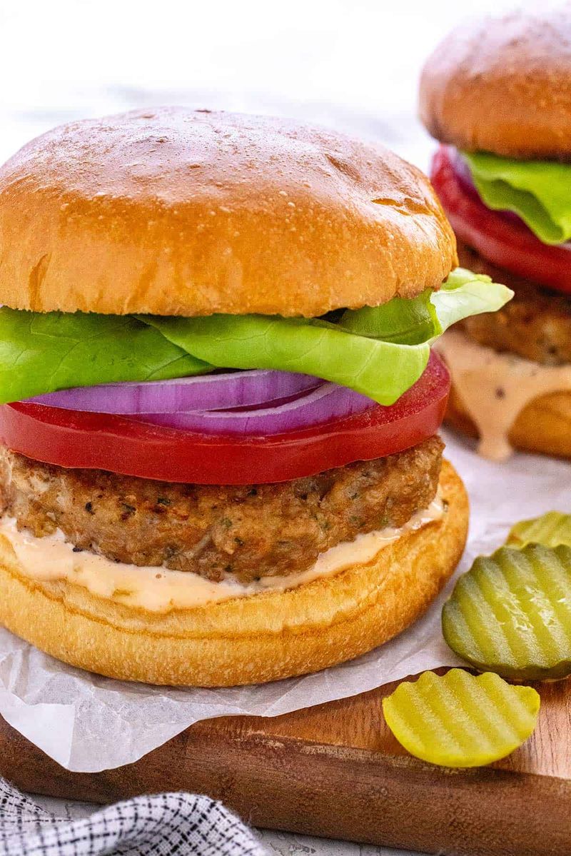 Crispy Turkey Burgers