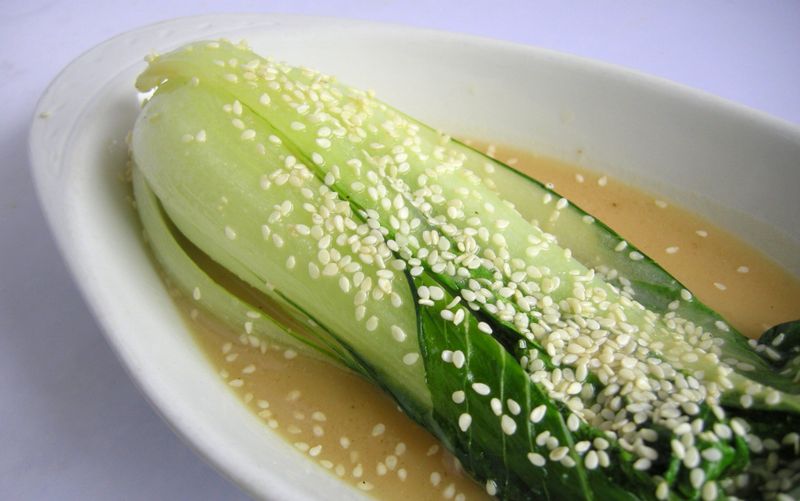 Miso Glazed Bok Choy