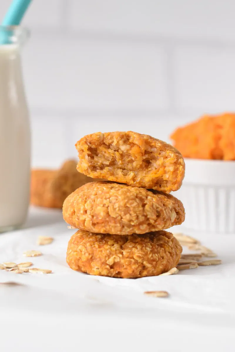 Sweet Potato Oat Cinnamon Cookies