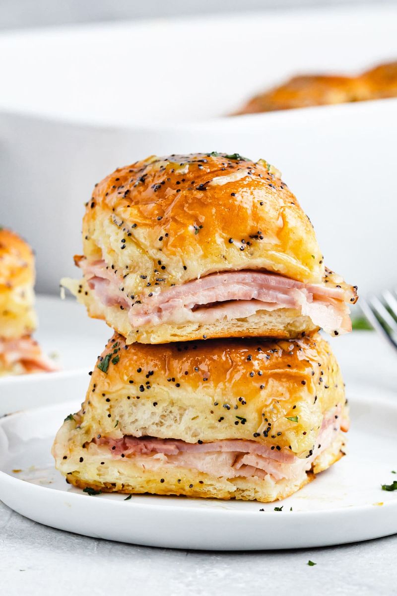 Ham And Swiss Sliders