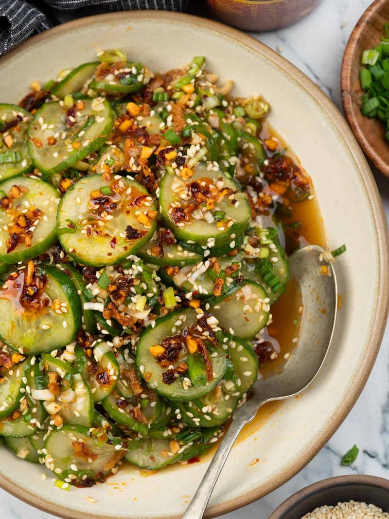 Sesame Ginger Cucumber Salad