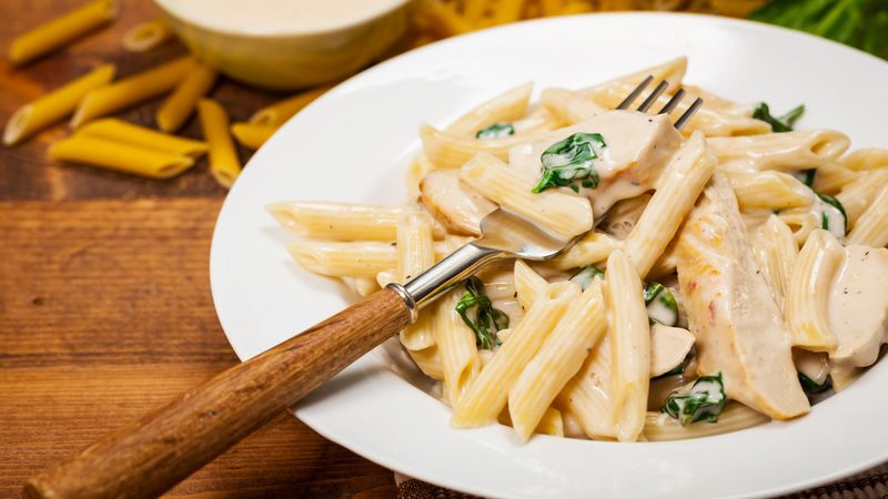 Chicken Alfredo with Penne