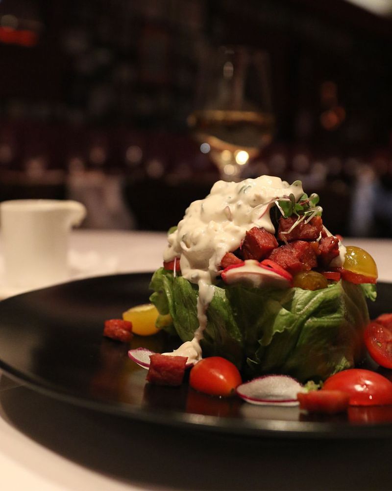 Wedge Salad with Blue Cheese and Bacon