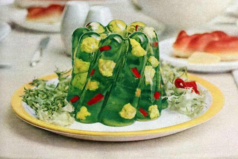 Jell-O “Salads” With Suspicious Stuff Suspended Inside