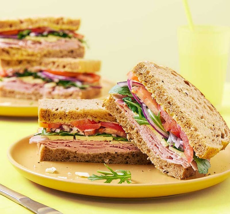 Ham and English Mustard