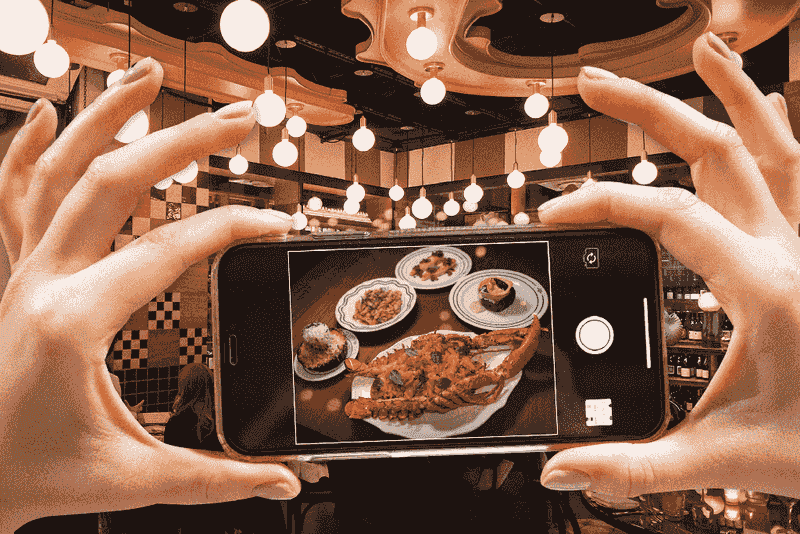 Taking photos like it is a photo shoot