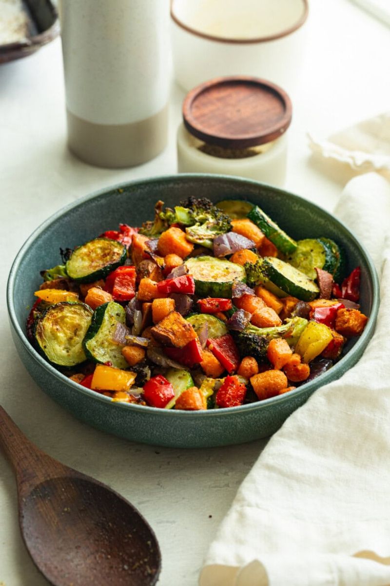Soft-cooked vegetables