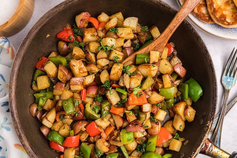 Veggie Hash With Frozen O’Brien Potatoes