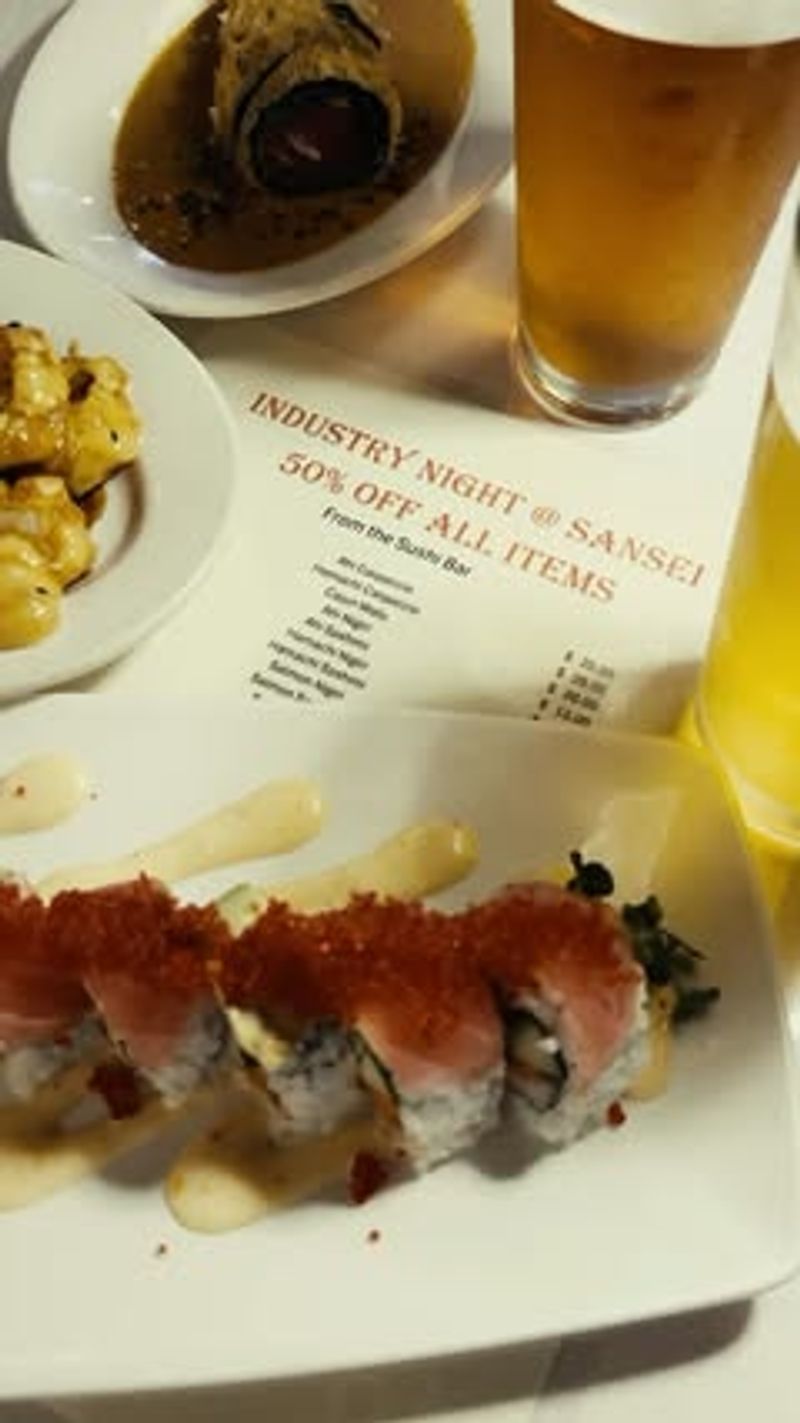 Late-Night Industry Menu