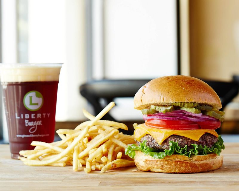 Wyoming - Liberty Burger The Nooner with Hand-Cut Fries