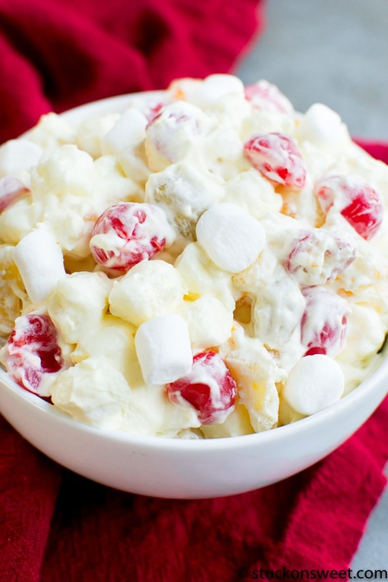 Fruit Cocktail Marshmallow Salad