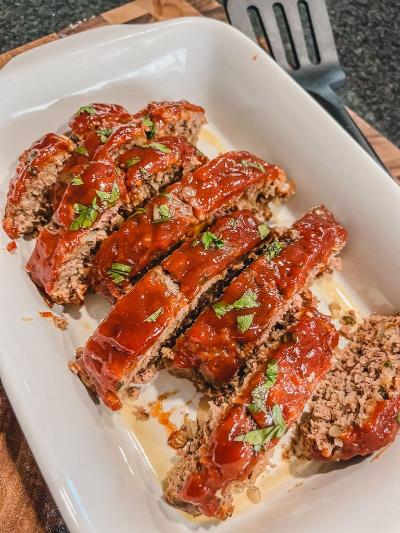 Meatloaf with Ketchup Glaze