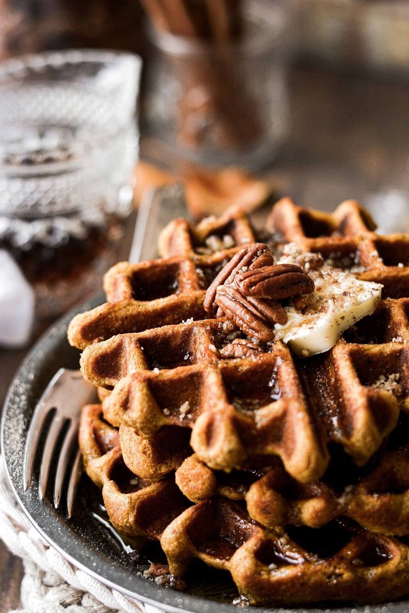 Pecan Pie Waffles