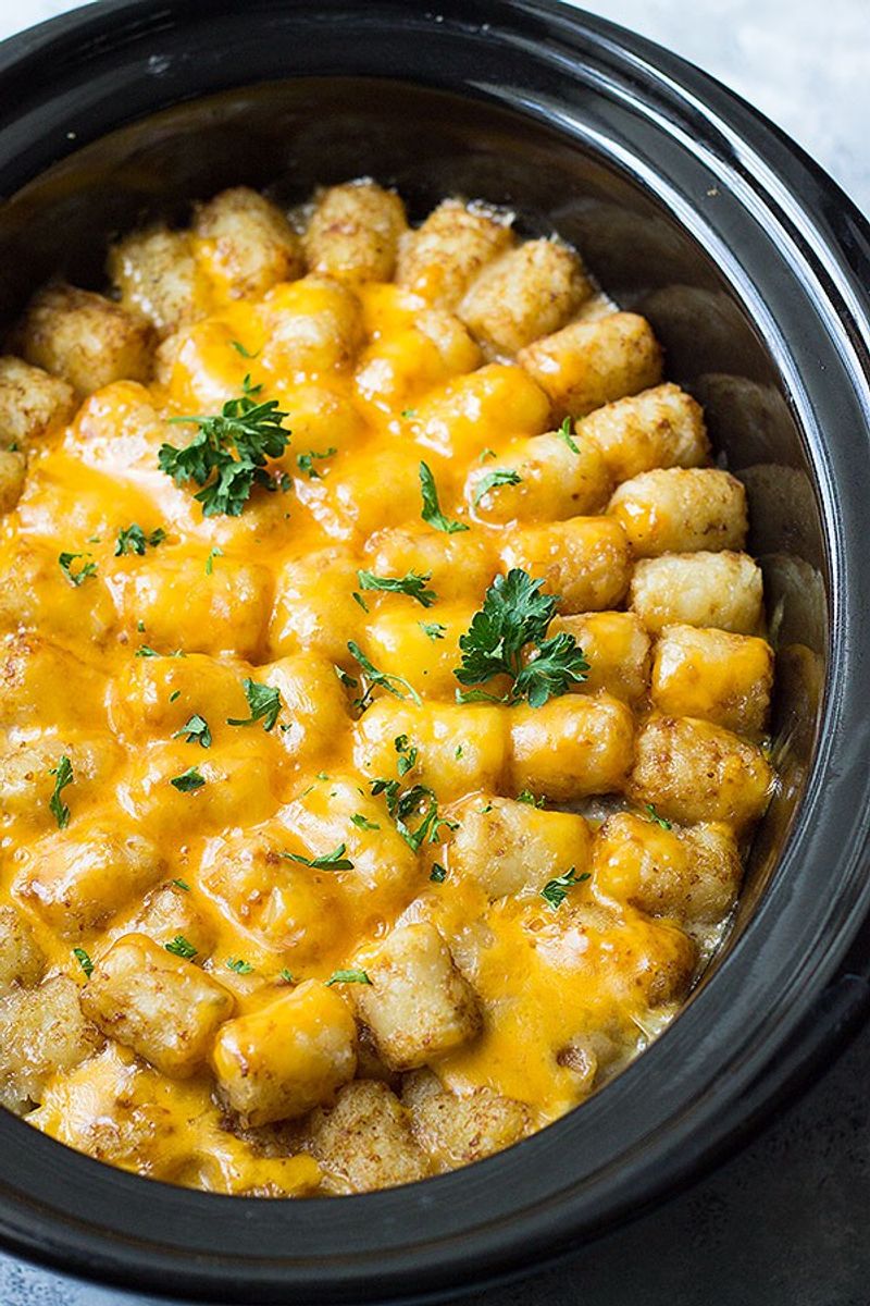 Beefy Tater Tot Comfort Casserole
