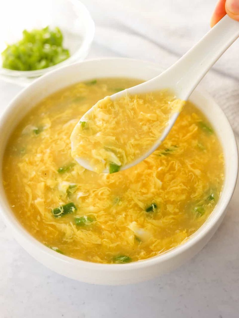 Microwave Egg Drop Soup (Single Bowl)