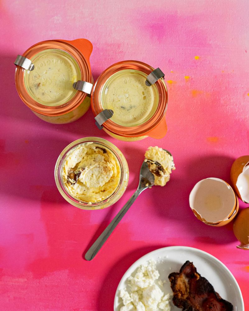 Starbucks-Style Egg Bites (slow-cooker jar version)