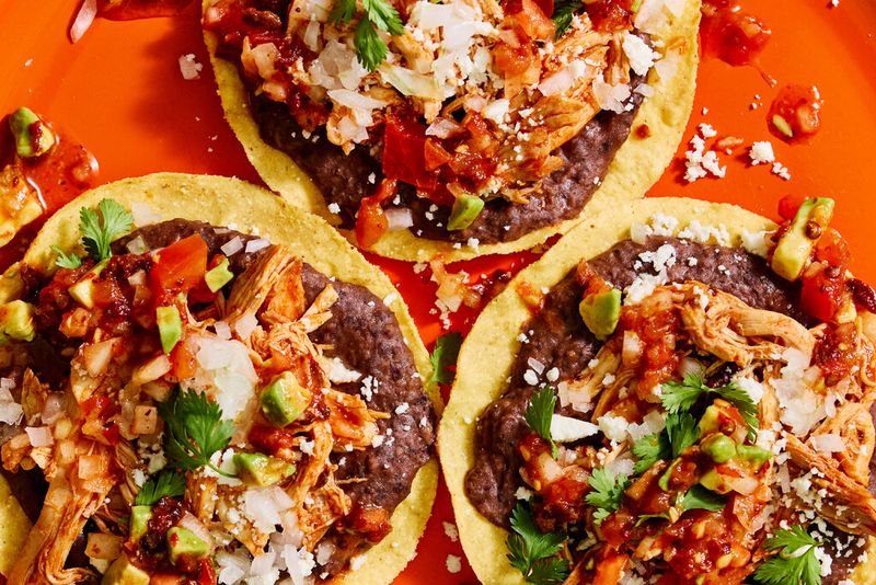 Tinga Breakfast Tostadas